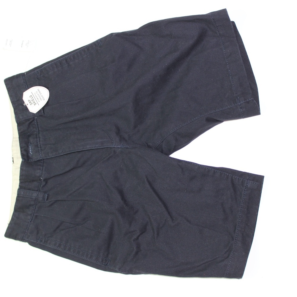 NWT Gap Kids Boys Pleated Shorts Black Sz10